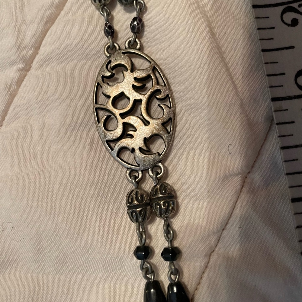 Elegant Silver Pendant belt